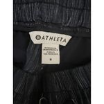 Athleta Women's 4" Cabo Linen Textured Shorts Blue Denim Sz 8 Pull On Photo 2