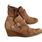 Franco Sarto Anita Suede Wedge Ankle Boots Photo 0