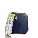 Sparkling Diamond Charm Pendant Necklace 14k White Gold Diamond Silver Photo 8