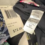 Beach Diva by Malibu Floral Black Bikini Set Size 14 Photo 9