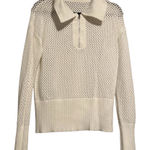 White Knit Zip Photo 0