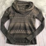 Free People  Fair Isle wool blend cow neck sweater size XS Photo 1