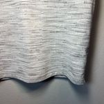 Calia Women's Essential Crop Jacquard Tee Shirt Gray Beige Textured FLAW Medium White Photo 4