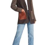 Steve Madden  Kelly Tweed Blazer in Peacoat Small New Womens Plaid Jacket Photo 11