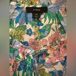 J.Crew Cotton Tie-Front Gathered Sleeves Ruffle Top in Fairy Floral Size XS Photo 4