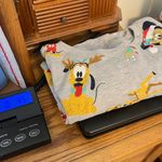 Disney 100 Character Christmas Shirt Sleeve T Shirt Juniors XXL Gray Stitch Photo 7