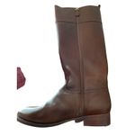 Tory Burch  Kiernan Logo Dress Brown Riding Boots size 8.5 Photo 1
