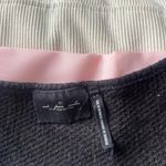 Urban Outfitters black waffle knit v neck short sleeve top Photo 4