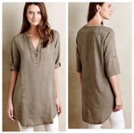 Anthropologie Cloth & Stone Pullover Split Neck Tunic Dress M Photo 13