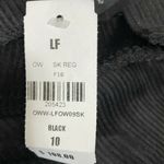 One Way LF Womens Black Corduroy Mini Skirt Size 10 Grunge Goth Dark Witchy Photo 2