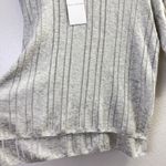 autumn cashmere Cotton by  Sweater Womens Small Gray Oversized Drop Stitch Crew * Photo 3
