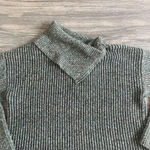 Leo & Nicole  Pullover‎ Cowl Neck Knit Sweater Green Size Large Cotton Wool Blend Photo 1