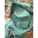 Silk Bomber Jacket Size Medium Vintage 80s Full Zipper Basic Editions Satin NWT Green Photo 4