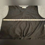 Karlie  black tie front sleeveless blouse tank top size L Photo 2