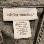 Soft Surroundings  beaded linen long vest Photo 6