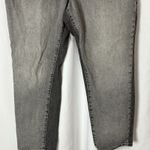 Good American  Jeans Women Size 8 x 29 Gray Good Vintage Two Tone Straight Photo 2