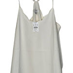 J.Crew  Tank Top Size 6 Cream Womens Lined Polyester Crop‎ Casual Photo 0