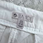 LILA ROSE | White Lace Tailored Shorts 4.5" Inseam Dressy Preppy| Size 8 White Photo 3