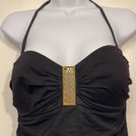 La Blanca Women's  Halter Bandeau Sweetheart Black Swimsuit Size 12 EUC #2231 Photo 2