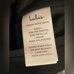 NWT Lulus Forever a Diva Shiny Silver Metallic Lurex Cutout Mini Dress Size XS Photo 7