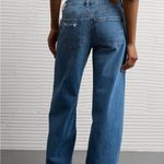 American Eagle Outfitters Stretch Low-Rise Baggy Wide-Leg Jeans Photo 1