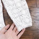 J. McLaughlin • Pointelle Tunic Top white lasercut lace crochet beach coverup Photo 5