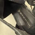 Steven Steve Madden Black Suede Leather Ankle Boots Studded Womens 11 Moto Goth Photo 8