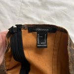 Forever 21 Brown faux distressed leather mini tube dress Photo 1