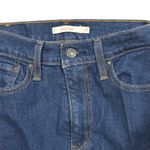 Levi Strauss Classic Skirt Dark Wash Denim midi Length Size 25 Blue Photo 3