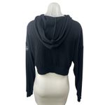 Alo Women's Black Hoodie Hooded Yoga Athletic Cropped Sweatshirt Top Size M/L Size M Photo 1