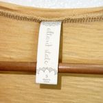 Altar'd State Altar’d State v neck mustard yellow knot front women’s tank top Photo 5