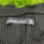Abercrombie & Fitch Black Ribbed Long Sleeve Tee XS Photo 1