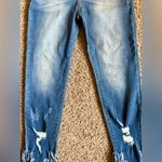 KanCan Ratana High Rise Ankle Dark Wash Skinny Jeans with Frayed Photo 1