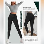 Butt Lifting Scrunch Seamless Leggings for Women High Waisted Booty Workout Black Size M Photo 2