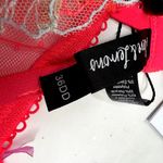 FOR LOVE & LEMONS Shimmer Zinnia Embroidery Underwire Bra size 36 DD pink C0 Photo 4