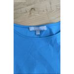 Antonio Melani Blue Turquoise Top - Size L 100% Cotton Photo 1