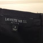 Lafayette 148 Dark Gray Virgin Wool Pencil Skirt Size 2P Academia Minimalist Photo 2