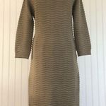 Calvin Klein Brown Crew Neck Long Sleeve Sweater Dress Photo 0