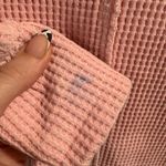 Aerie  Pink Waffle Knit Ling Sleeve Top Photo 4