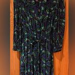 Maeve  Pippa Butterfly Print Button Front Shirtdress Shirt Dress Pockets Size XSP Photo 4