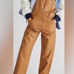 We The Free Free People Ziggy Vegan Leather Slouch Overalls Women's XS NWT Photo 0