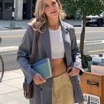 LIONESS  tan mini skirt low rise  Photo 1