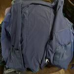 Apana Jacket Athletic Yoga Full Zip Performance Thumb Holes Plum Gray Sz Medium Photo 11