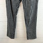 Free People  Windowpane Print Straight Leg Pants Size 4 Photo 5