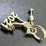 Brighton 2021 Charm Wine Glass Dangle High Heel Numbers Cutout Silver Charm Photo 5