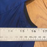 Elm By Matthildur Nylon Full Circle Dress Iridescent Midnight Blue Size 2 Photo 3