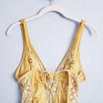 Becca Yellow One Piece Swimsuit with Plunging V-Neckline Photo 7