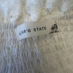 Altar'd State Altar’d State Square Neck White Lace Dress Flutter Sleeves Stretch NWOT Photo 7