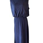 Go Couture sleeveless blouson maxi dress navy size XL NWOT Photo 2