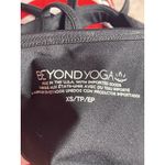 Beyond Yoga  XS SOFT FOCUS STRAPPY HEART SPORTS Bra BLACK  W/ HEARTS Photo 1